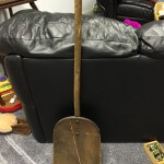 Cracked shovel, deadly weapon