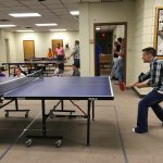 Leighton Playing Ping Pong in Hillcrest