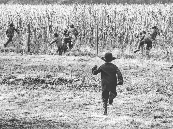 Amish and Mennonite School Affected by Thunderstorm