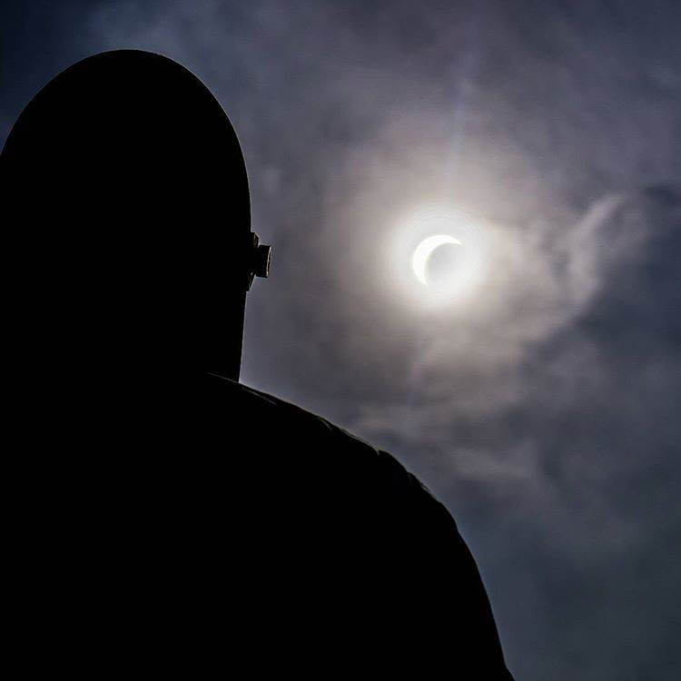 Solar Eclipse Blinds One Man